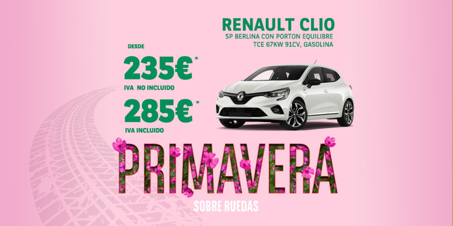 Oferta Renting Renault Clio