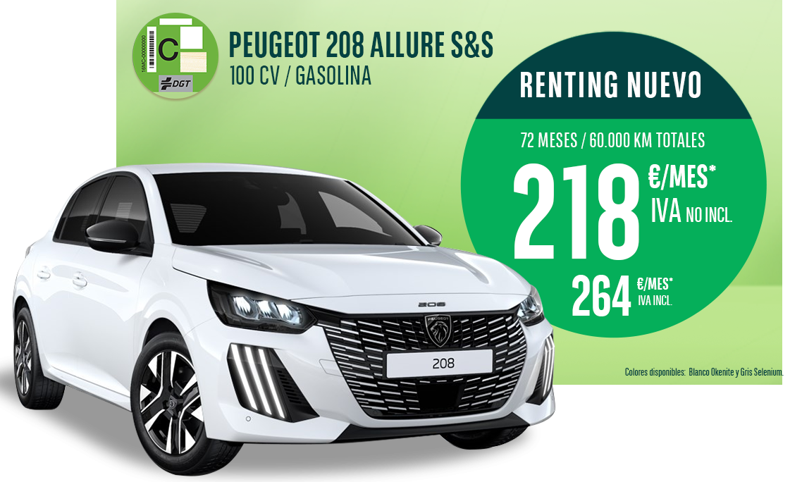 Renting Peugeot 208